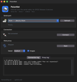 PsionNet Screenshot
